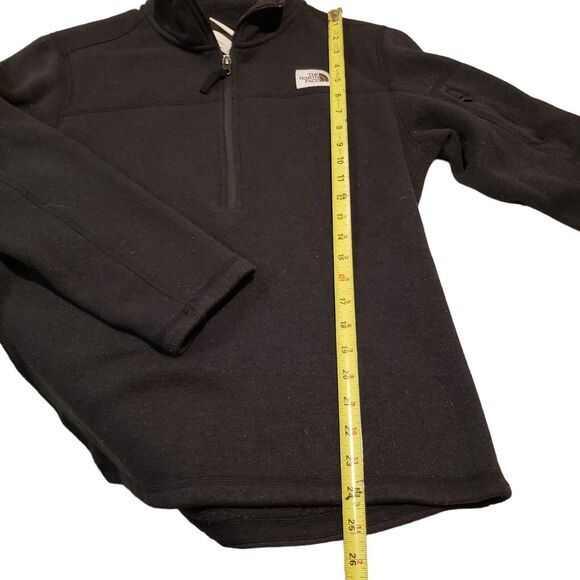 The North Face Men's Gordon Lyons Quarter Zip Black Heather Size Small - Picture 9 of 10